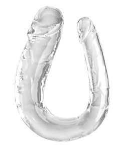 KING COCK - DOUBLE TROUBLE DOUBLE DILDO 44 CM CLEAR