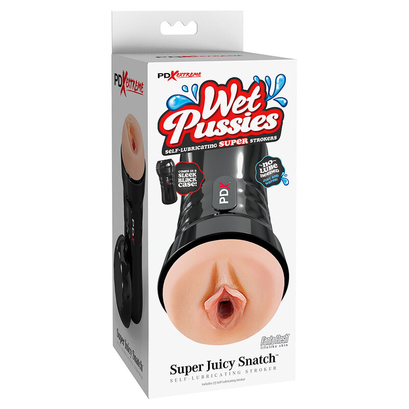 PDX EXTREME - WET PUSSIES SELF-LUBRICATING VAGINA MASTURBATOR FLESH - slika 2