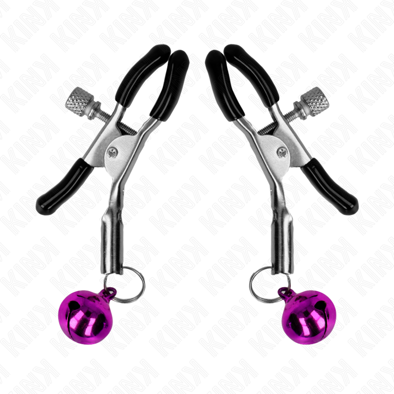 KINK - PURPLE SINGLE BELL NIPPLE CLAMP 6 CM - slika 2