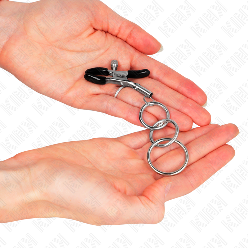 KINK - 3 O-RING NIPPLE CLAMP 6 CM - slika 3