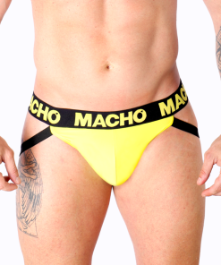 MACHO - MX25A JOCK LYCRA YELLOW S