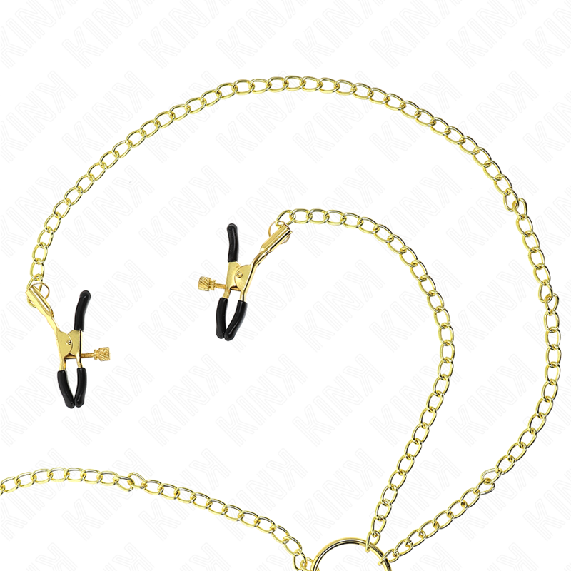 KINK - 4 NIPPLE AND CLIT CLAMPS ADJUSTABLE GOLD - slika 2
