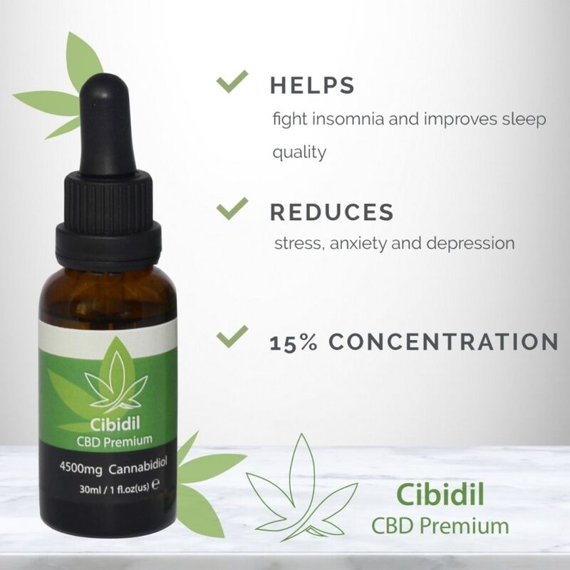 500 COSMETICS - CIBIDIL RELAXING CBD OIL 15 % 30 ML - slika 3
