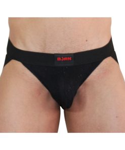BURN - 003 JOCK SHINY BLACK S