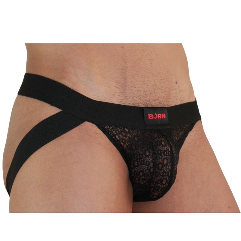 BURN - 005 JOCK LENCERO NEGRO S - slika 2
