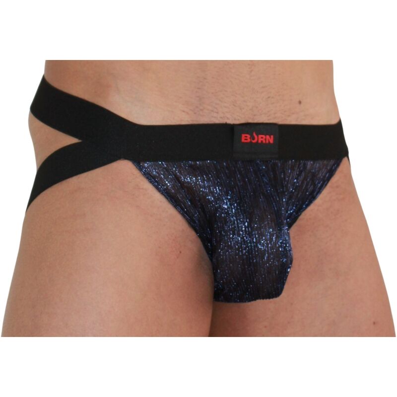 BURN - 006 JOCK SHINY BLUE / BLACK S - slika 2
