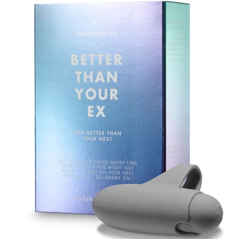 BIJOUX - BETTER THAN YOUR EX VIBRATOR BULLET 10 VIBRATIONS GREY - slika 2