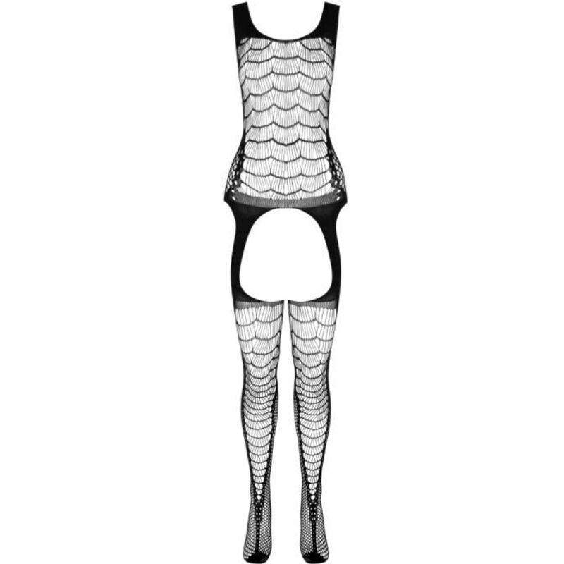 PASSION - BS 104 BODYSTOCKING BLACK ONE SIZE - slika 3