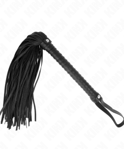 KINK - WHIP WITH BLACK TEXTURED HANDLE 48.5 CM