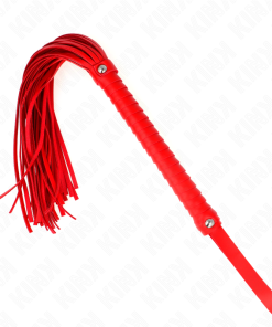 KINK - WHIP WITH RED TEXTURED HANDLE 48.5 CM