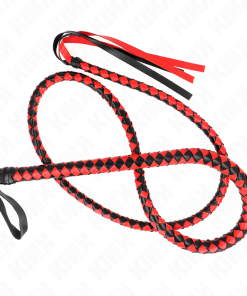 KINK - RED LONG SNAKE WHIP 210 CM