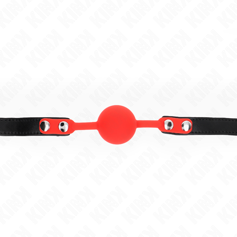 KINK - SILICONE BALL 4 CM GAG WITH LOCK 60 x 2 CM - slika 3