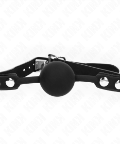 KINK - MODEL 1 SILICONE BALL 4 CM GAG WITH LOCK 60 x 2 CM