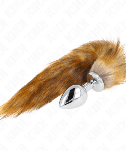 KINK - ANAL PLUG SIZE L 10 X 4 CM WITH SYNTHETIC TAIL 40 CM BROWN