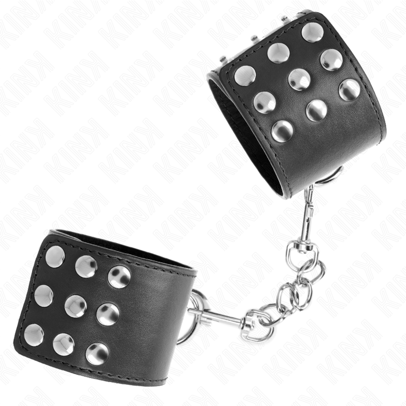 KINK - WRIST RESTRAINTS WITH SNAP FASTEN BLACK ADJUSTABLE 19-24 CM X 5.5 CM - slika 2