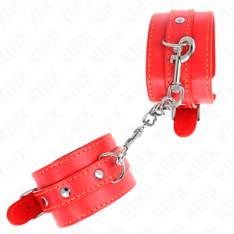 KINK - THIN WRIST RESTRAINTS RED ADJUSTABLE 21-33 CM - slika 3