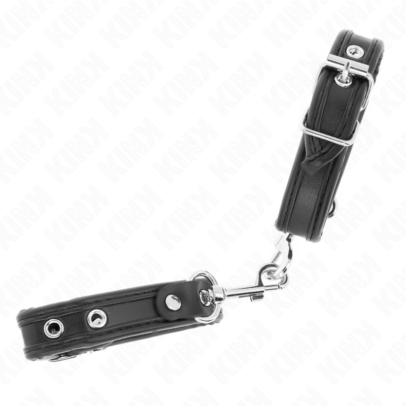 KINK - MINI BLACK WRISTBANDS WITH STUDS ADJUSTABLE 16-22 CM X 2 CM - slika 2