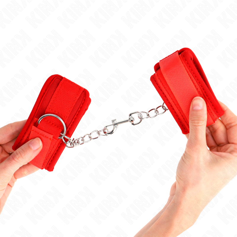 KINK - NEOPRENE WRIST RESTRAINTS RED 42 X 5 CM - slika 3