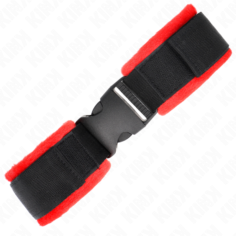 KINK - NYLON BIND HOOKLOOP WRIST RESTRAINTS BLACK MODEL 1 AJDUSTABLE 25-35 CM X 6 CM - slika 2