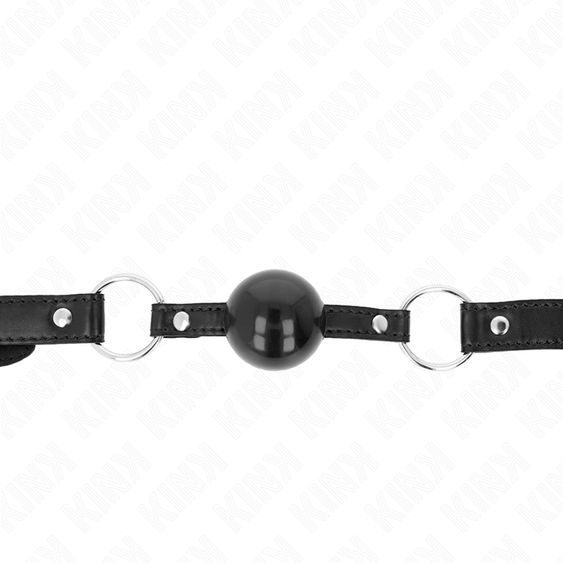 KINK - BLACK TPE BALL 4 CM GAG 60 x 2 CM - slika 3