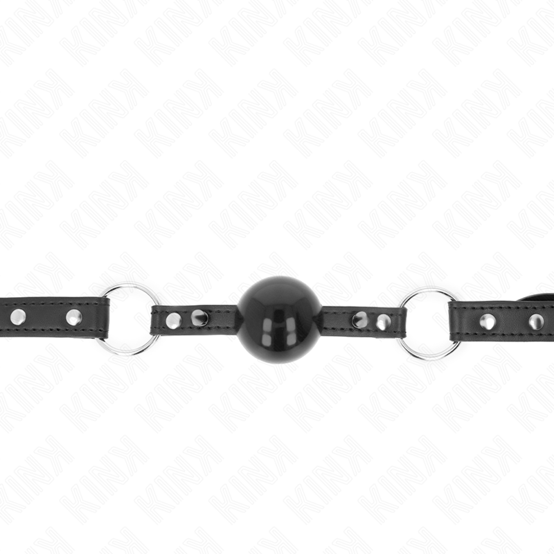 KINK - BALL 4 CM GAG WITH TIP RIVET AND SNAP LOCK 65 x 2 CM - slika 3