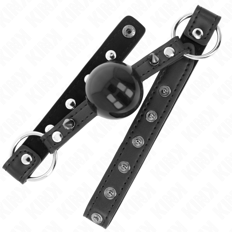 KINK - BALL 4 CM GAG WITH TIP RIVET AND SNAP LOCK 65 x 2 CM - slika 2