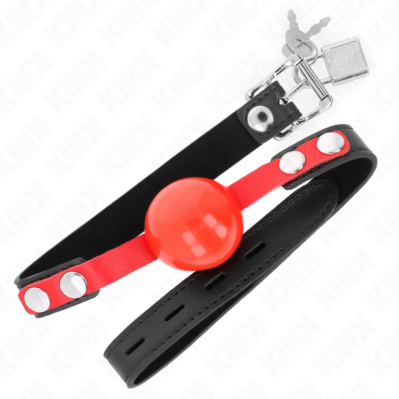KINK - SOFT TPE BALL 4 CM GAG MODEL 4 60 x 2 CM ADJUSTABLE 37-52 CM - slika 2