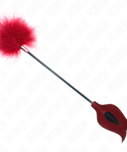 KINK - TICKLE FEATHERS WITH ROSE-SHAPED PADDLE 8 CM
