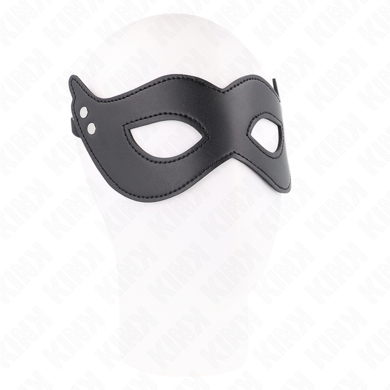KINK - LEATHERETTE MASK WITH RIVETS MODEL 1 26 x 8 CM - slika 2
