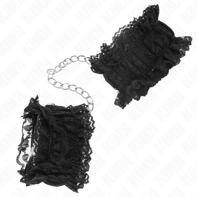 KINK - LACE ELASTIC WRIST RESTRAINTS NEGRO - slika 3
