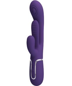 PRETTY LOVE - SHANIA TRIPLE RABBIT VIBRATOR MULTIFUNCTION PURPLE