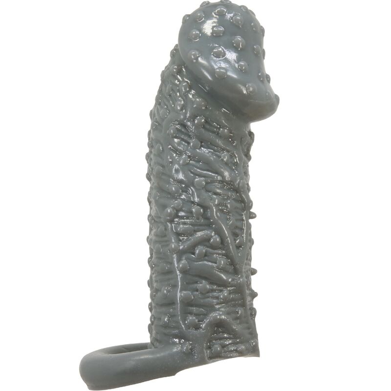 PRETTY LOVE - REALISTIC PENIS ENLARGER AND DELAY SLEEVE MODEL 2 GREY - slika 2