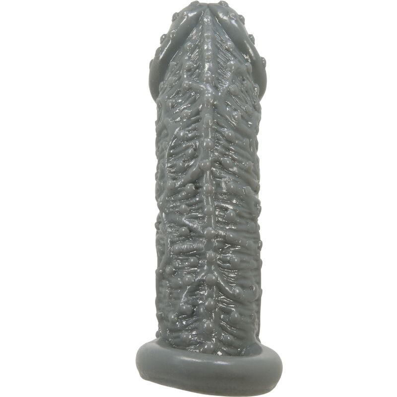 PRETTY LOVE - REALISTIC PENIS ENLARGER AND DELAY SLEEVE MODEL 2 GREY - slika 3