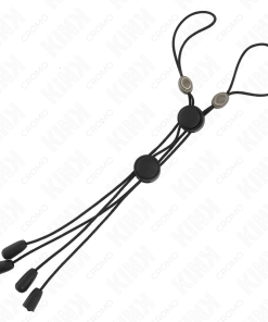 KINK - BLACK DETAIL NIPPLE CLAMPS WITH BLACK ELASTIC