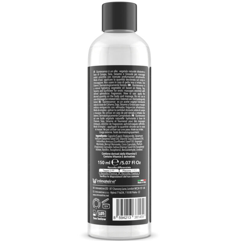 INTIMATELINE LUXURIA - MASSAGE OIL CHOCOLATE 150 ML - slika 3