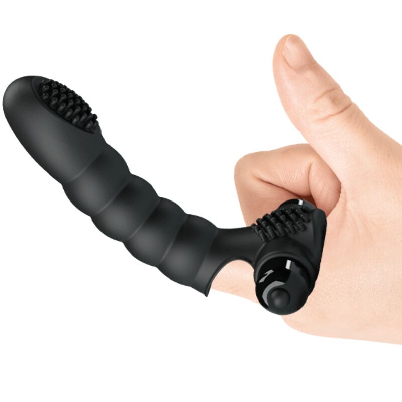 PRETTY LOVE - ALEXANDER FINGER VIBRATOR 10 VIBRATIONS BLACK - slika 3