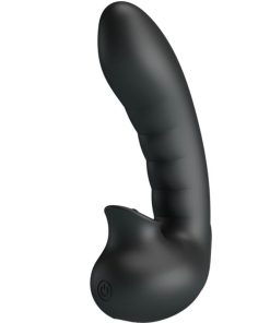 PRETTY LOVE - HOBGOBLIN VIBRATING FINGER CASE 12 VIBRATIONS + CLITORIS STIMULATOR BLACK