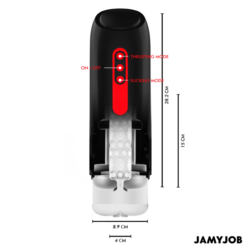 JAMYJOB - PHANTOM AUTOMATIC VAGINA MASTURBATOR 5 SUCTION AND THRUST MODES - slika 3