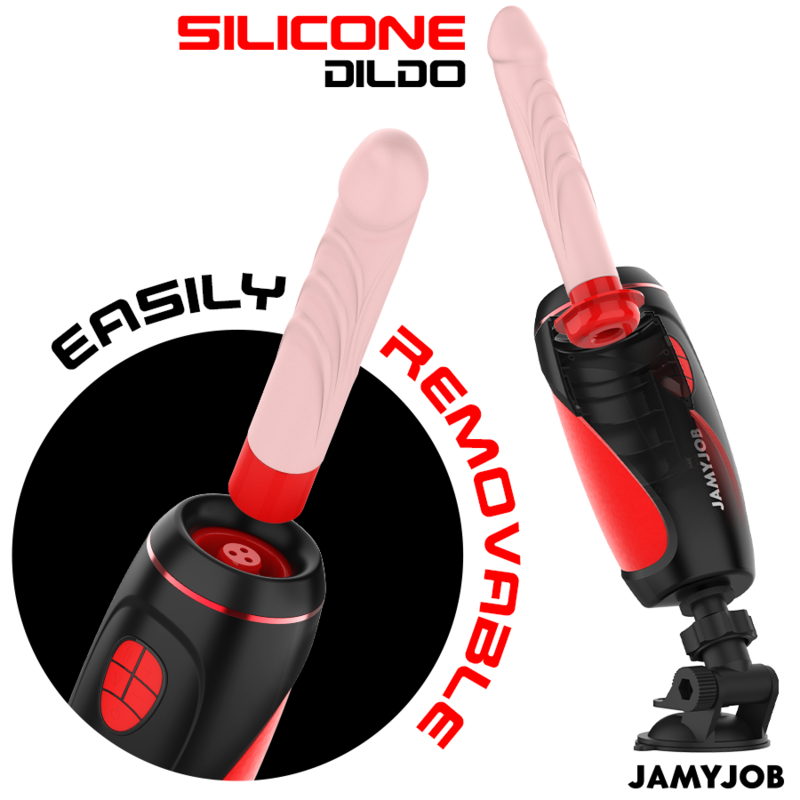 JAMYJOB - PYSTON BASE AUTOMATIC MASTURBATOR WITH REMOTE CONTROL DILDO - slika 3