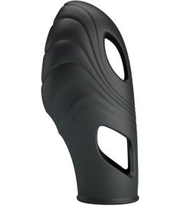 PRETTY LOVE - LICH SILICONE FINGER VIBRATOR BLACK