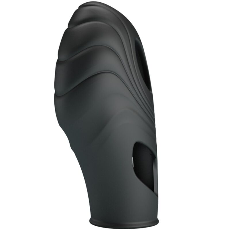PRETTY LOVE - LICH SILICONE FINGER VIBRATOR BLACK - slika 2