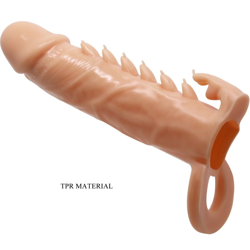 PRETTY LOVE - EMMIT PENIS SLEEVE + CLITORIS STIMULATOR FLESH - slika 2