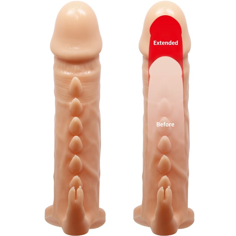 PRETTY LOVE - EMMIT PENIS SLEEVE + CLITORIS STIMULATOR FLESH - slika 3