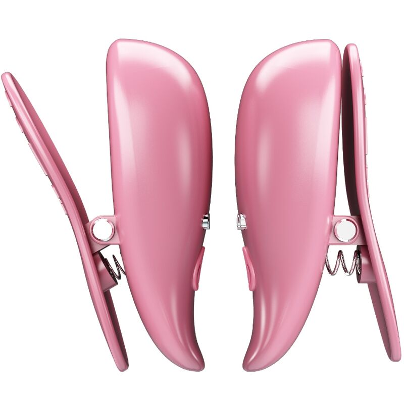 PRETTY LOVE - CAILEY NIPPLE CLAMPS 10 VIBRATIONS REMOTE CONTROL PINK - slika 2