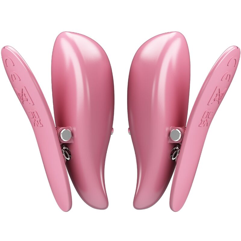 PRETTY LOVE - CAILEY NIPPLE CLAMPS 10 VIBRATIONS REMOTE CONTROL PINK - slika 3