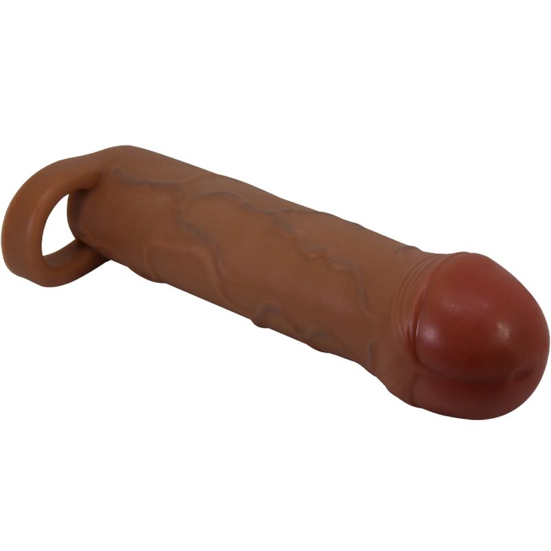 PRETTY LOVE - BUNION PENIS SLEEVE WITH 2.5 CM EXTENSION MULATTO - slika 3