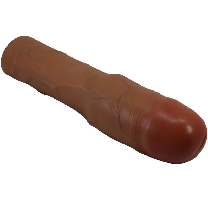 PRETTY LOVE - KYLIAN PENIS SLEEVE WITH 7.6 CM EXTENSION MULATTO - slika 3