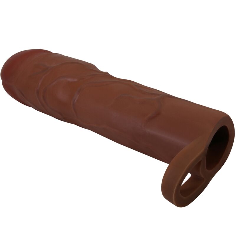 PRETTY LOVE - GERD PENIS SLEEVE WITH 7.6 CM EXTENSION MULATTO - slika 3