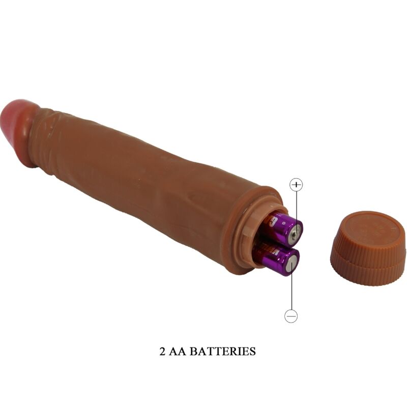 BAILE - DWARF REALISTIC VIBRATOR 21 CM MULATTO - slika 3