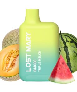 LOST MARY - BM600 NICOTINE VAPER 2% DISPOSABLE TRIPLE MELON